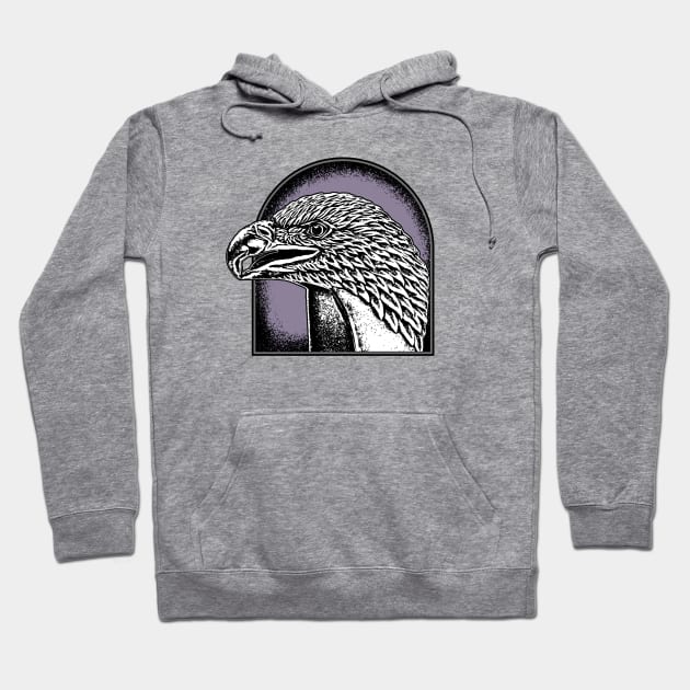 Stipple Eagle Tattoo Hoodie by Bada$$Characters